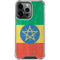 Ethiopia Flag Distressed iPhone 16 Pro Clear Case